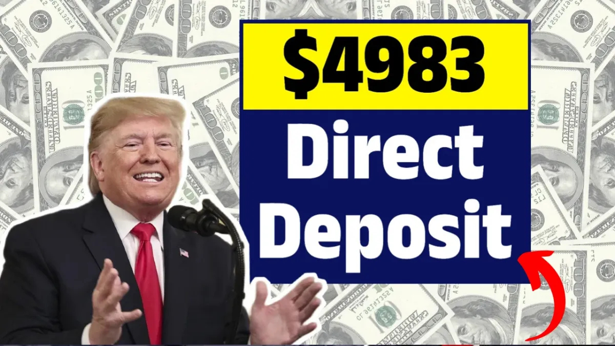 Direct deposit of $4983 for everyone in october 2025 amount